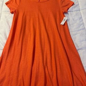 Coral Old Navy T-shirt dress never worn